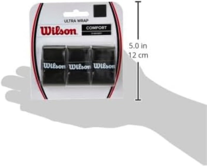WILSON Sporting Goods Ultra Wrap Tennis Overgrip (3-Pack), Black (WRZ403000) - Image 2