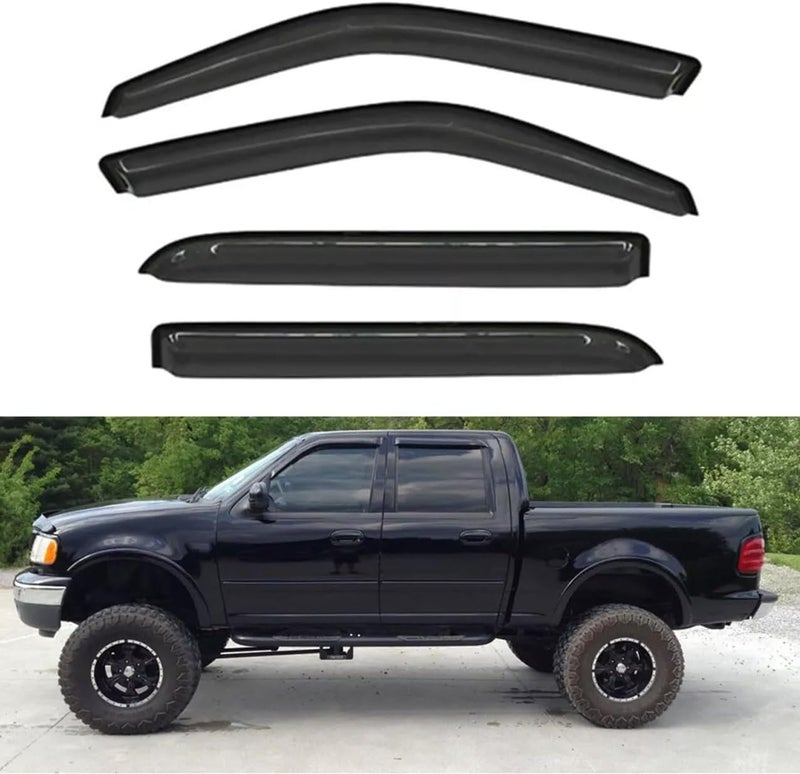 4pcs Window Visor for Ford for F-150 2001-2003 | for Lincoln for Blackwood 2002-2003 - Image 2