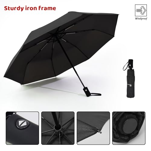 SY COMPACT Travel Umbrella Windproof Automatic Umbrellas Small Compact UV Sun Protection Factory Outlet Umbrella - Image 2