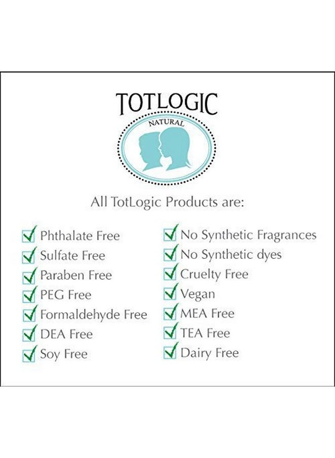 TotLogic Sulfate Free Kids Shampoo 8 Oz Original Scent Gentle And Paraben Free Nontoxic Plant Based Formula Safe For Babies And Toddlers Natural Essential Oils  - Image 5