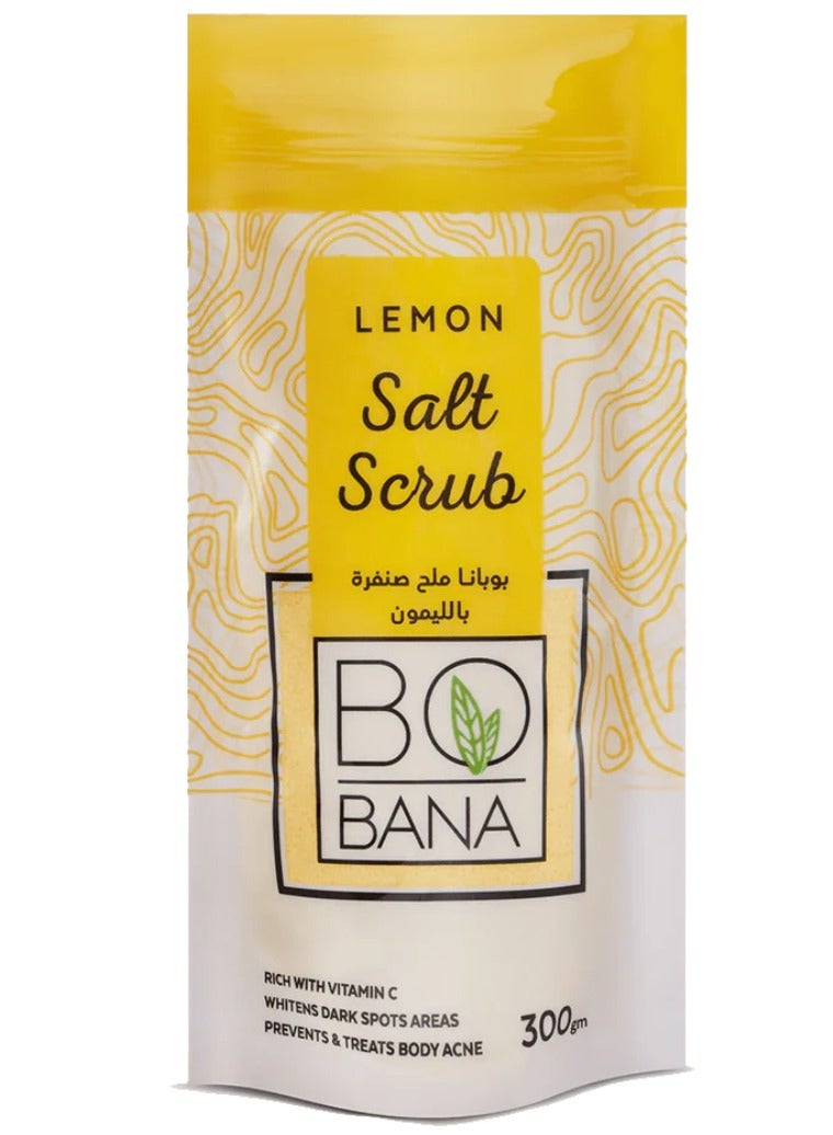 BOBANA Lemon Salt Scrub 300g - Image 1
