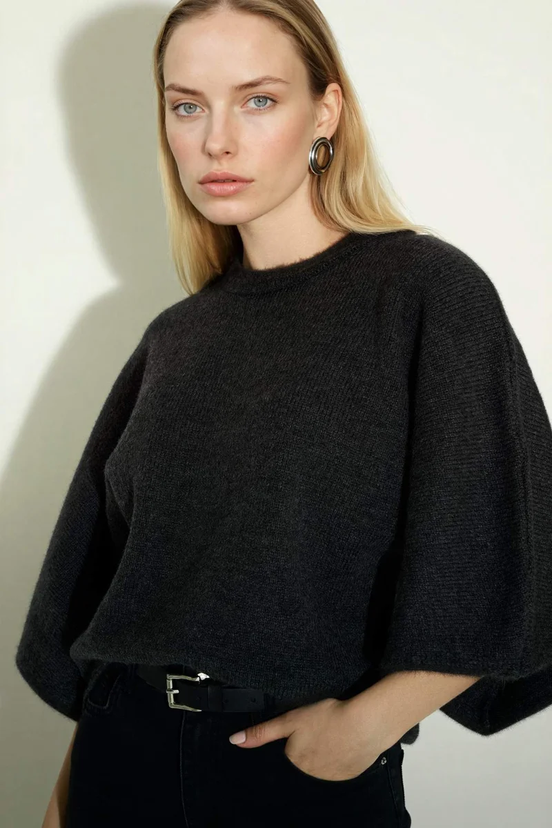 ديفاكتو Crew Neck Knitwear Pullover