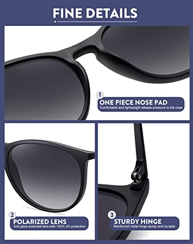 WOWSUN Retro Polarized Sunglasses Womens 2026 Trendy Round Classic Glasses - Image 4
