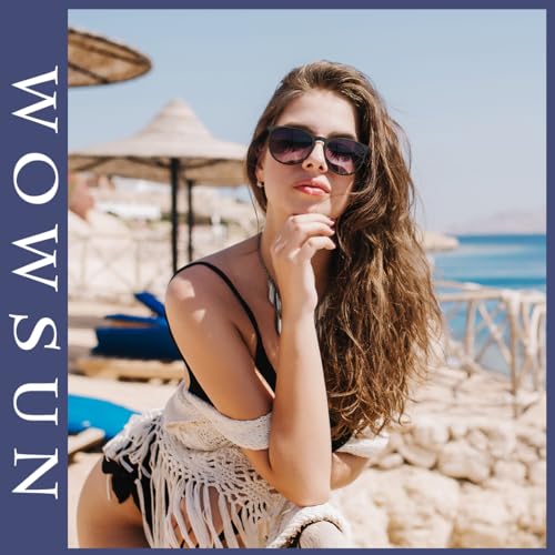 WOWSUN Retro Polarized Sunglasses Womens 2026 Trendy Round Classic Glasses - Image 2