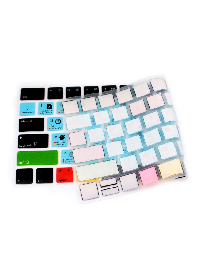 For Bluetooth Function Keys DJ Ps Shortcut Keys Apple Laptop Keyboard Protective Film-Color:final Cut Pro X-Dimensions:US Version Of Bluetooth