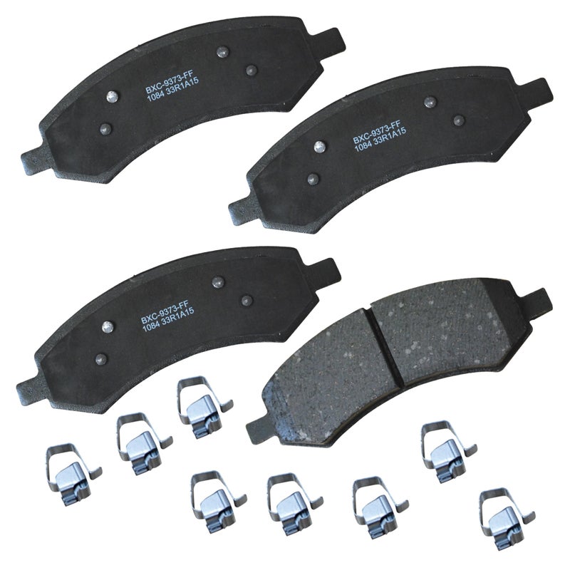 Bendix Premium SBC1084 Ceramic Front Brake Pads for Select Models Chrysler Aspen, Dodge Dakota, Durango, Ram 1500, Mitsubishi Raider, 1500 Classic, Dakota - Image 1