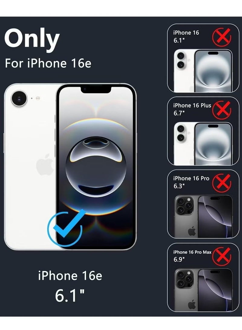 Raxoom Crystal Clear Case for iPhone 16E (6.1-Inch) â€“ Anti-Yellowing, Shockproof, and Scratch-Resistant HD Back Cover â€“ Sleek, Durable, and Protective Design for Lasting Clarity - Image 2