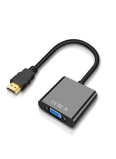 ماركة غير محددة HDMI to VGA HD Video Converter 1080p TV HDTV to VGA Adapter Cable  - Image 1