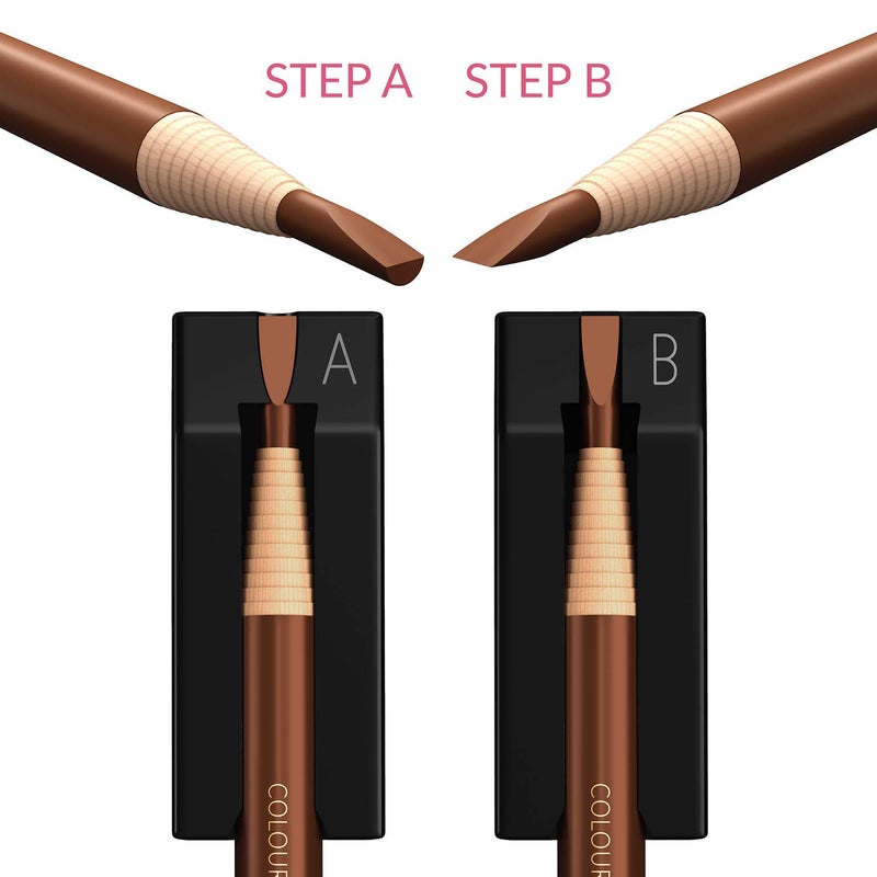 Stylia 4-in-1 Plastic Duckbill-Shape Eyebrow Pencil Shaper - Eye Makeup Shaping Tool for Waterproof Peel Off Brow Pencils - Compact Cosmetic Shaper for Beginners & Professional - Image 4