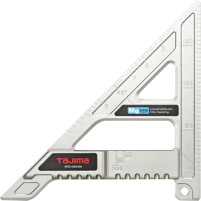 Tajima TJM Design MRG-M9045M Circular Saw Guide Mobile 90-45 Magnesium Length 7.9 inches (200 mm) - Image 1