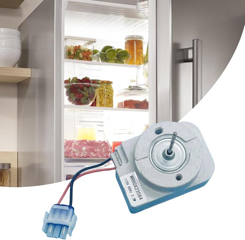 115V Refrigerator Evaporator Fan Motor Replacement Part For WR60X23584 Fridge - Image 3