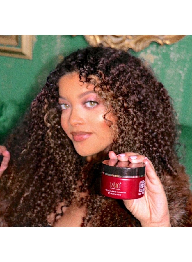 Lasio HYPERSILK Cacao Mask with Keratin, Jojoba, Coconut, and Avocado Oils - Moisture and Repair for Thick, Wavy, Curly, Dry, or Damaged Hair - Restores Strength, Elasticity Shine - 4.23 Fl. Oz. - Image 3
