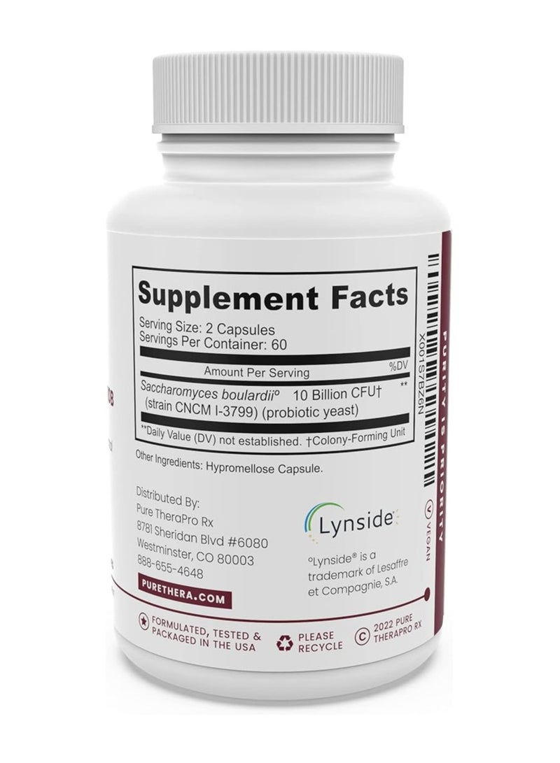 Pure Therapro Rx Saccharomyces 10B 120 Capsules - Image 2