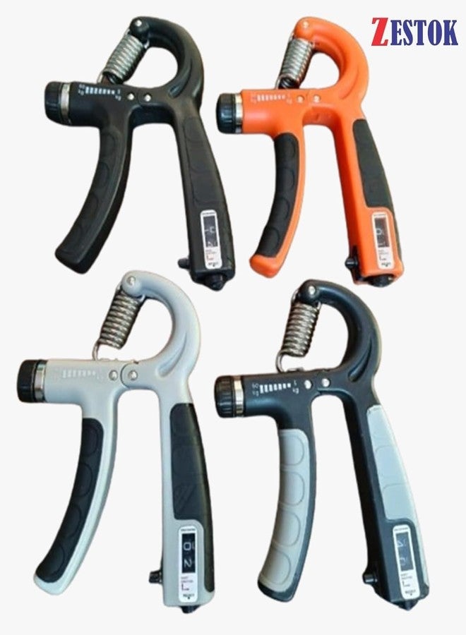 ZESTOK Adjustable Hand Grip Strengthener, Hand Gripper for Men & Women for Gym Workout Hand Exercise Equipment to Use in Home for Forearm Exercise, Finger Exercise, Wirst stronger (Black) - Image 4