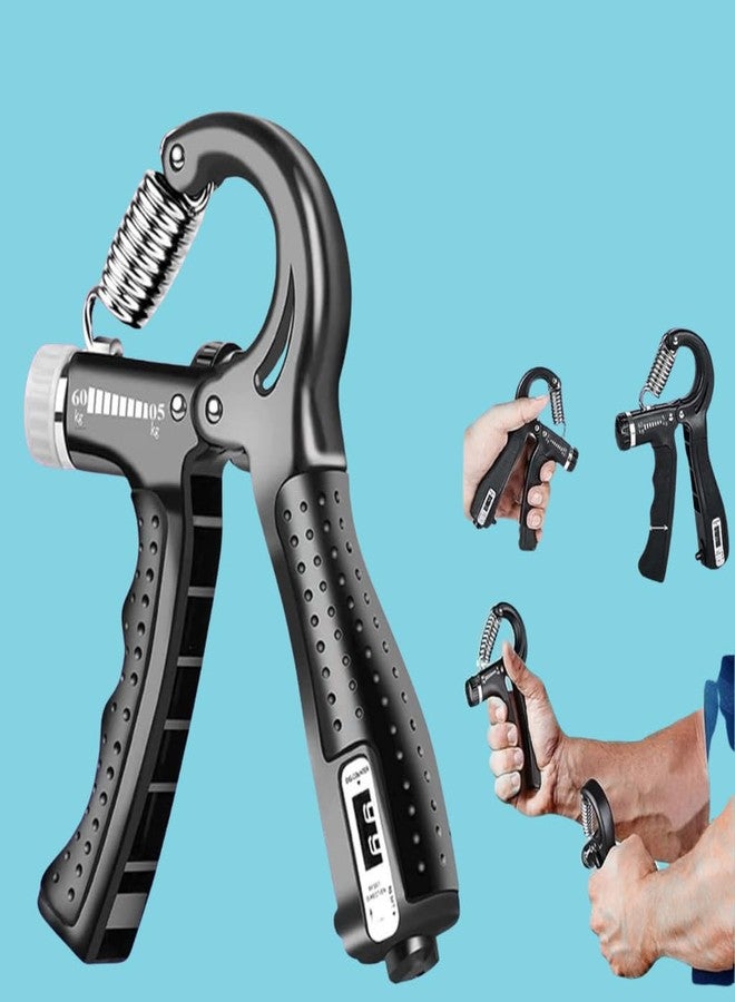 ZESTOK Adjustable Hand Grip Strengthener, Hand Gripper for Men & Women for Gym Workout Hand Exercise Equipment to Use in Home for Forearm Exercise, Finger Exercise, Wirst stronger (Black) - Image 5