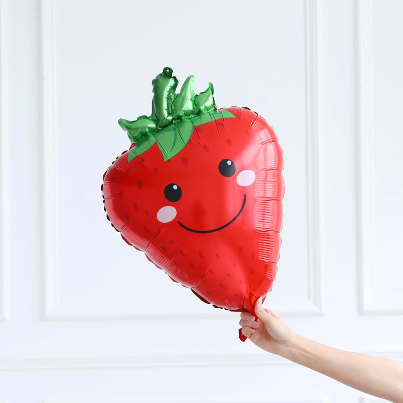 BALONAR Vegetable Fruit Balloon Arch Garland Kit 138PCS Rainbow Balloons Garland with Mixed Strawberry Corn Carrot Orange Broccoli Foil Balloon for 1st Birthday Baby Shower Party Decorations - Image 4