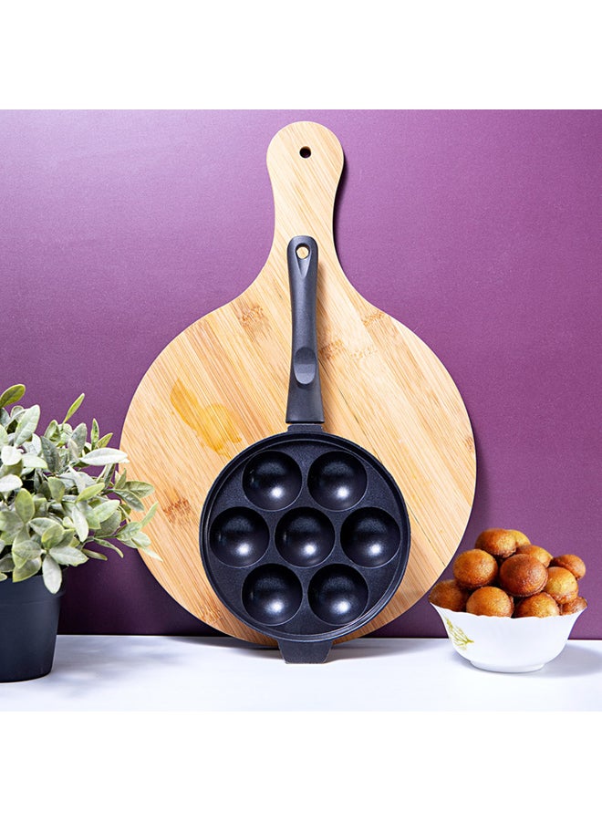 Royalford Easy Handle Appa Patharam Appa Patharam Non Stick Made In India Black 18cm - Image 5