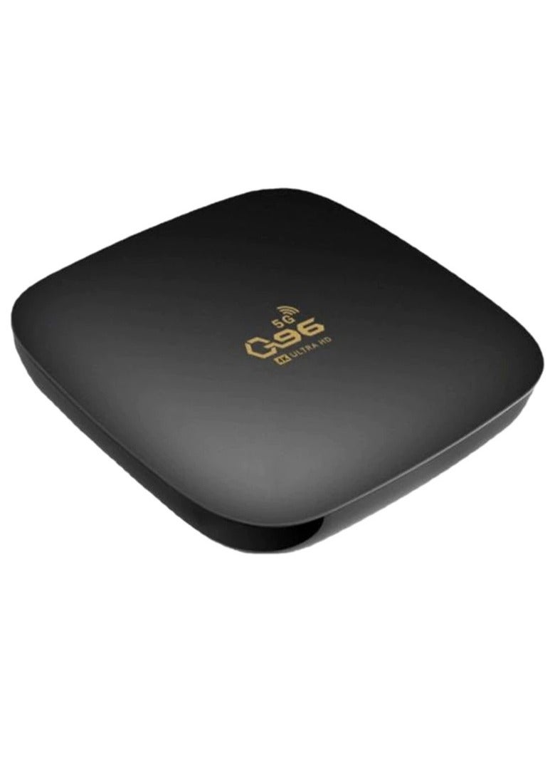 Wownect Mini Smart Android 10.0 Tv box [2GB / 16GB] Amlogic S905L Quad Core 2.4G / 5G WIFI 4K H265 Media Player Quad Core Android TV Box Set Q96 Black - Image 1