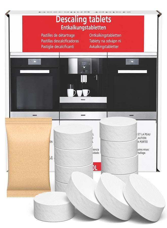 VILLAPOOL 12 Count Descaling Tablets Compatible with Miele Coffee Machines, Steam Ovens, FashionMaster, and Ovens/Ranges with Moisture Plus - Image 1