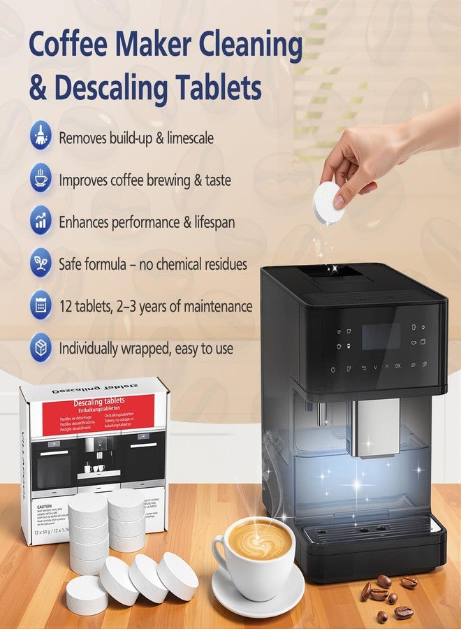 VILLAPOOL 12 Count Descaling Tablets Compatible with Miele Coffee Machines, Steam Ovens, FashionMaster, and Ovens/Ranges with Moisture Plus - Image 3