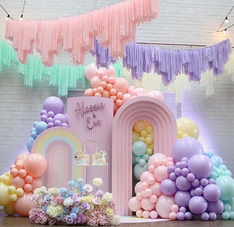 ADOINBY Pastel Rainbow Balloon Arch Kit, 162Pcs Macaron Assorted Colorful Party Balloon Garland Kit for Baby Shower, Wedding, Engagements, Birthday, Gender Reveal, Anniversary, Easter Decorations - Image 4