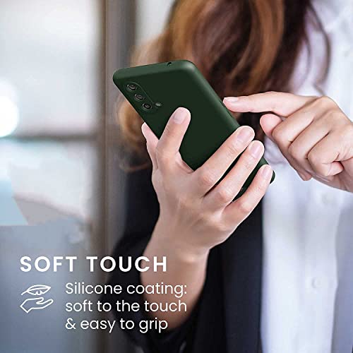 Kapa Matte Lens Protective Back Cover for OnePlus Nord CE (5G) / One Plus Nord CE (5G), Slim Silicone with Soft Lining Shockproof Flexible Full Body Bumper Case (Green) - Image 5