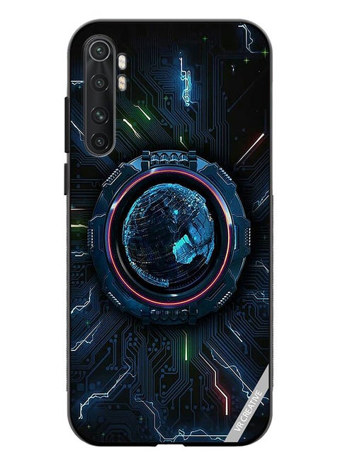 Protective Case Cover For Xiaomi Mi Note 10 Lite Rainmeter Design Design Multicolour