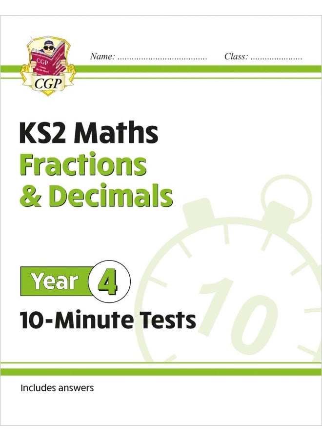 KS2 Maths 10-Minute Tests: Fractions & Decimals - Year 4  - Image 1