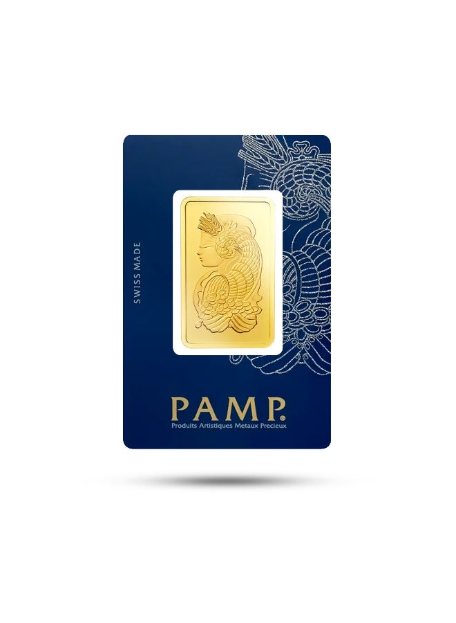 بامب سبيكة ذهب "الملكة" (Queen) من PAMP Suisse، وزن أونصة واحدة، عيار 24 قيراط (نقاء 999.9) - Image 1