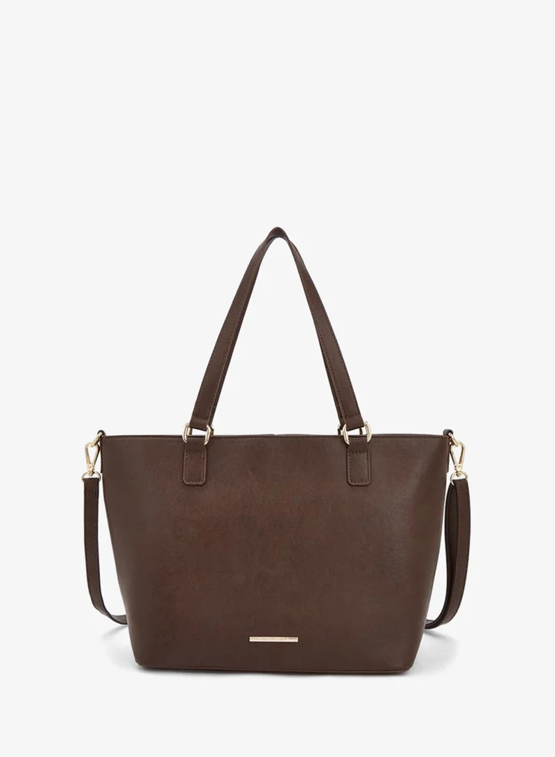 Flora Bella By Shoexpress MULTICOLOUR Panelled Tote Bag With Detachable Strap for Women | Best Price UAE