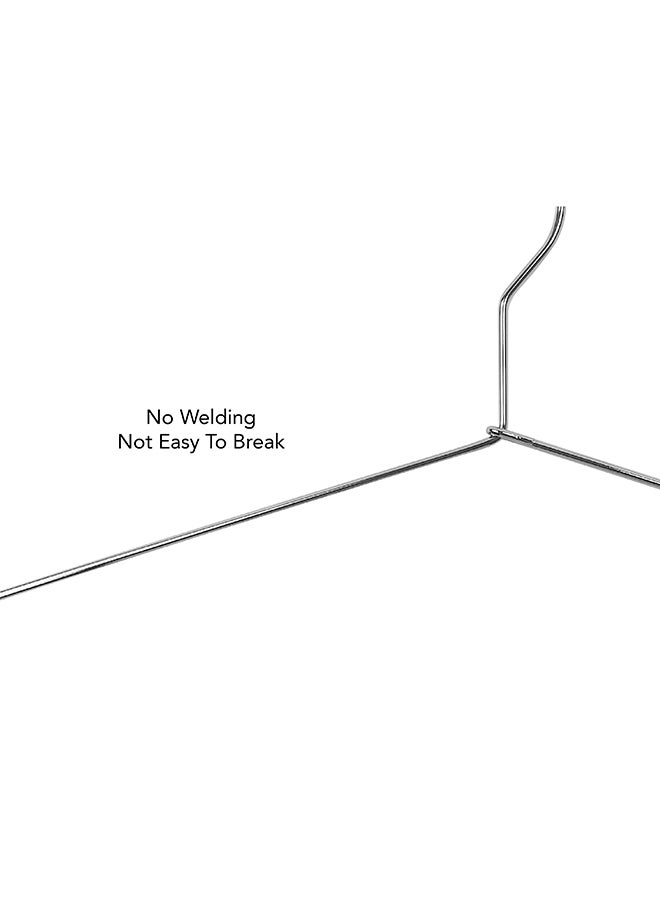 Noon East 20 Piece Stainless Steel Solid Hanger, Lightweight Strong and Durable for Jacket Pants Space Saving Household Hangers for Adults 19x43cm - Image 5