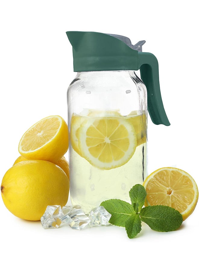 Generic Dery Glass Drinking Water Jug/Pitcher 1500Cc Glass Jug Durable & Lightweight  - Image 2