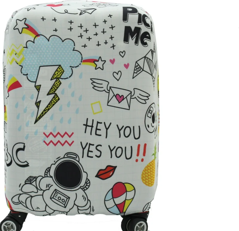 My Saraciye 36 Luggage Cover, Suitcase Cover - Mixed Objects 36