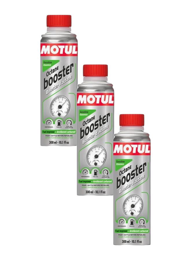 MOTUL Octane Booster Gasoline I Automotive Additive (300Ml) - Imported From Europe (Pack Of 3) - Image 1