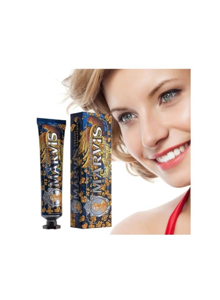 Marvis Dreamy Osmanthus Toothpaste - Garden Collection 75ml. - Image 2