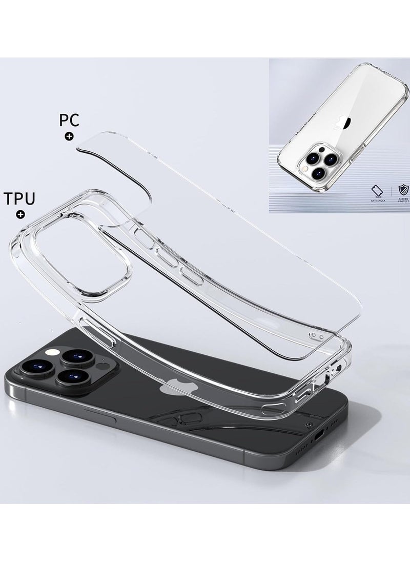 Raxoom iPhone 15 Pro Max Complete Protection Set – 6-in-1 Case with 2 Tempered Glass Screen Protectors, Privacy Protector, and Camera Lens Covers - Image 1