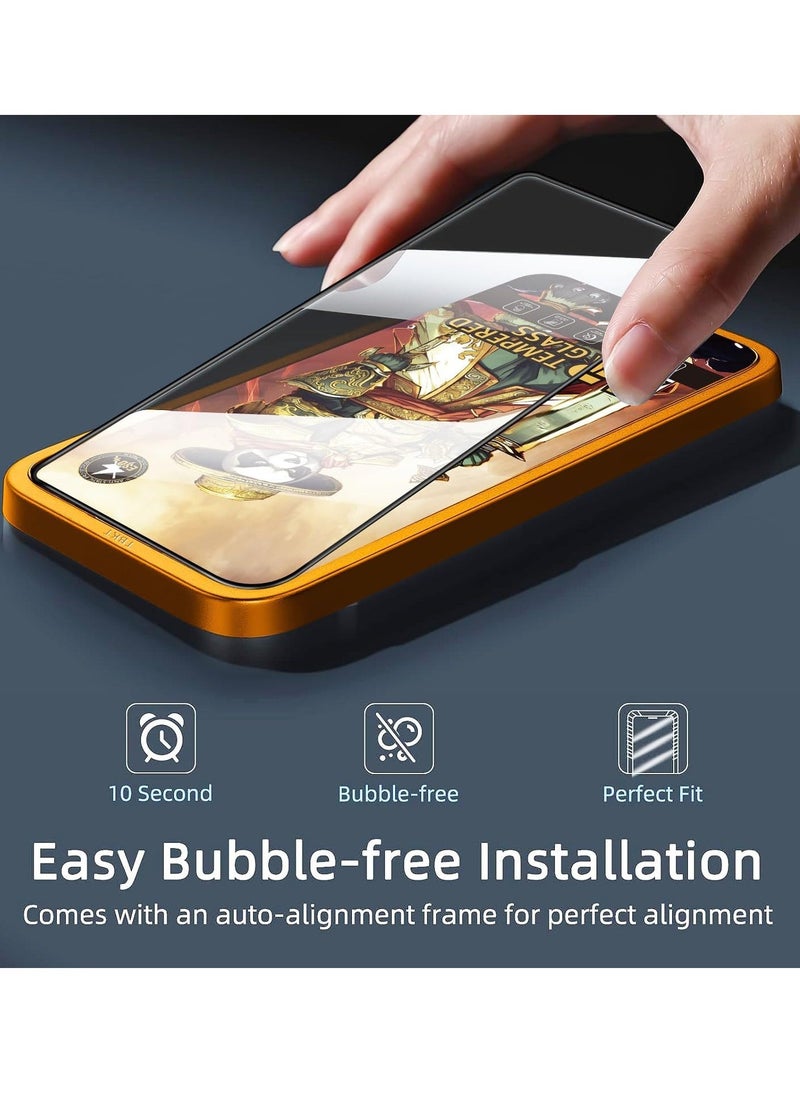 Raxoom iPhone 15 Pro Max Complete Protection Set – 6-in-1 Case with 2 Tempered Glass Screen Protectors, Privacy Protector, and Camera Lens Covers - Image 2