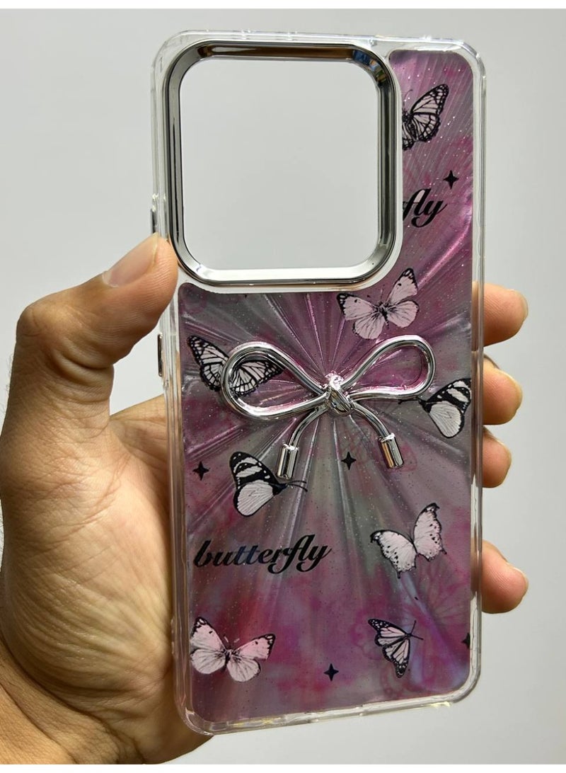 Bow-shaped back cover compatible with Xiaomi Redmi Note 14 - Image 2