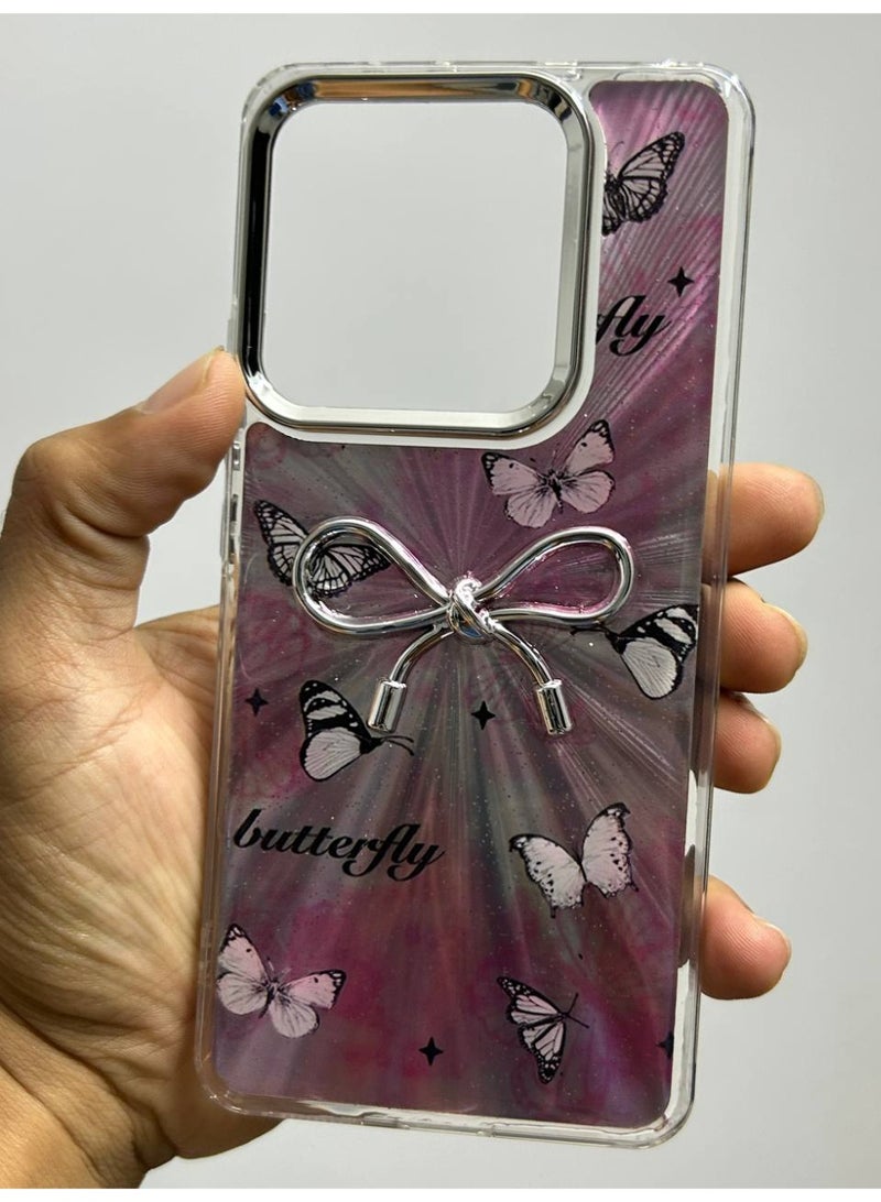 Bow-shaped back cover compatible with Xiaomi Redmi Note 14 - Image 1