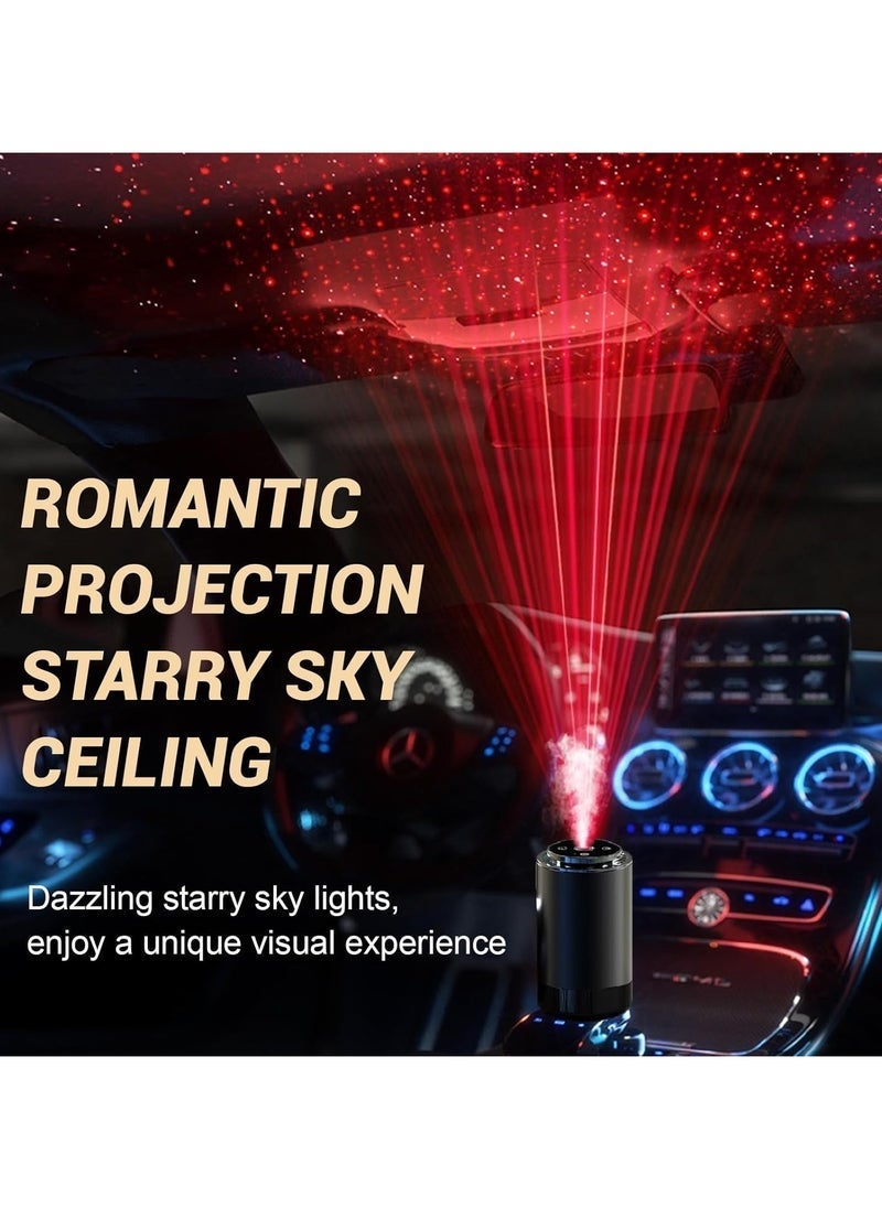 TIGER Smart Car Air Freshener, Car Air Freshener Diffuser with Starry Sky Projection and Perfume Oil, Rechargeable Car Aroma Diffuser, Auto On/Off Intelligent Car Diffuser, Cologne - Image 3