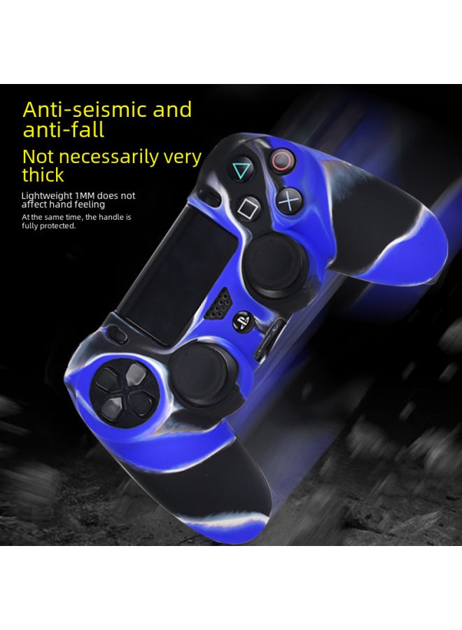 PS4 Handle Shell PS5 Handle Protective Cover For Sony Game Console Protective Shell Anti-slip Silicone Shell Accessories-Model:ps4/anti-slip Point Monochrome - Image 5