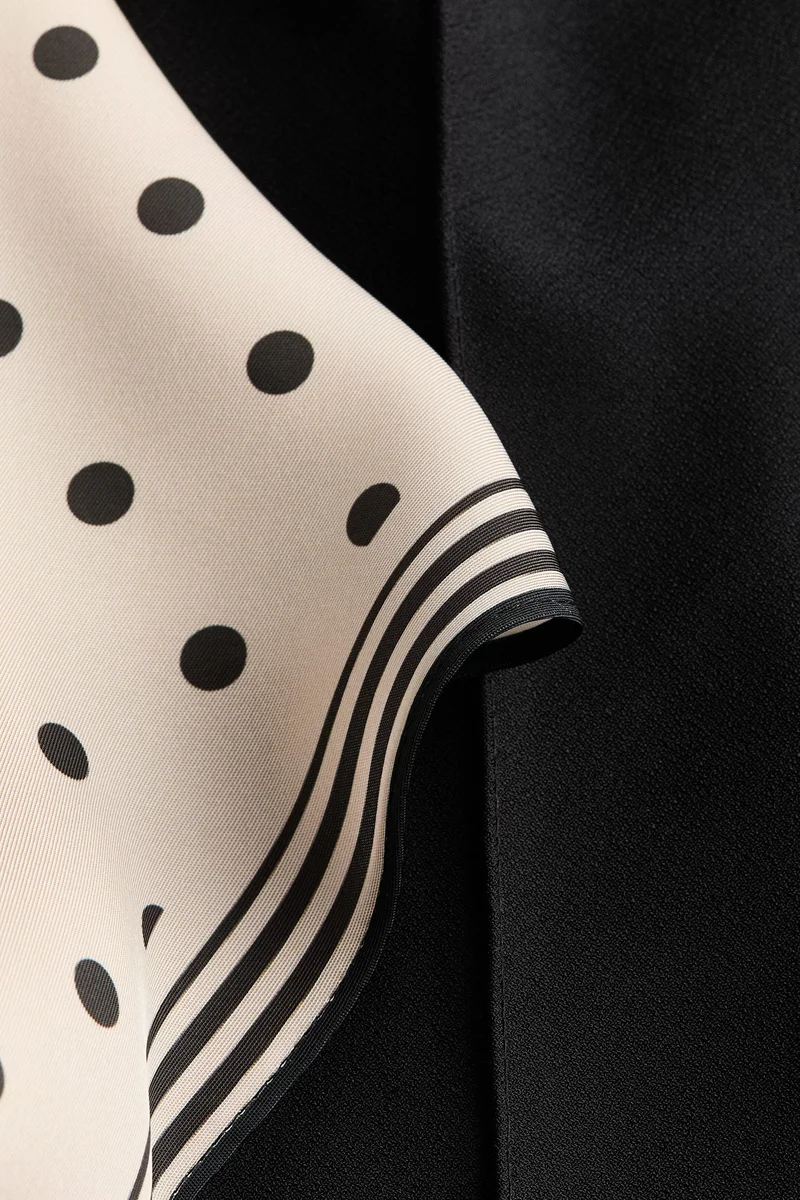 H&M Scarf-detail Capri leggings