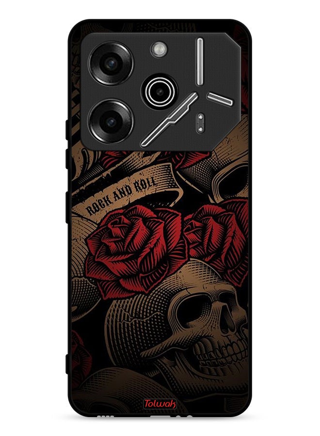 Tolwak Tecno Pova 6 Pro 5G Protective Case Cover Rok And Roll - Image 1