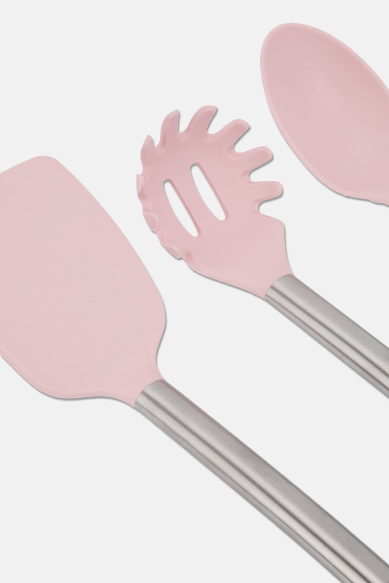 Core Kitchen 5 Pieces Silicone And Stainless Steel Utensil Set - Image 3