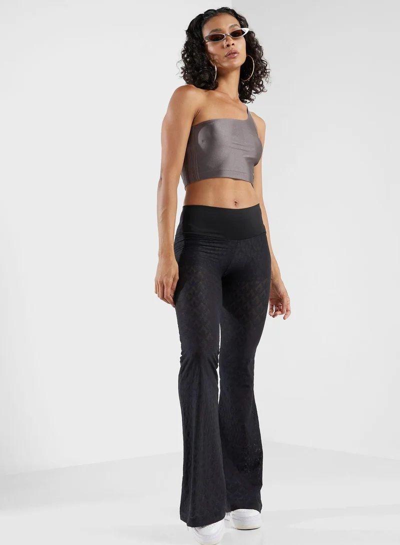 adidas Originals adidas SPANDEX CROP Brown Originals Women TOPS