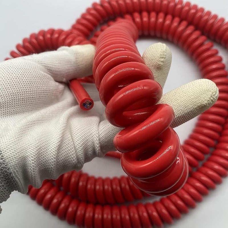 Coiled Extension Cord 2 Core 1 5mm2 Copper Power Cable Stretch 4 Meters - Image 4