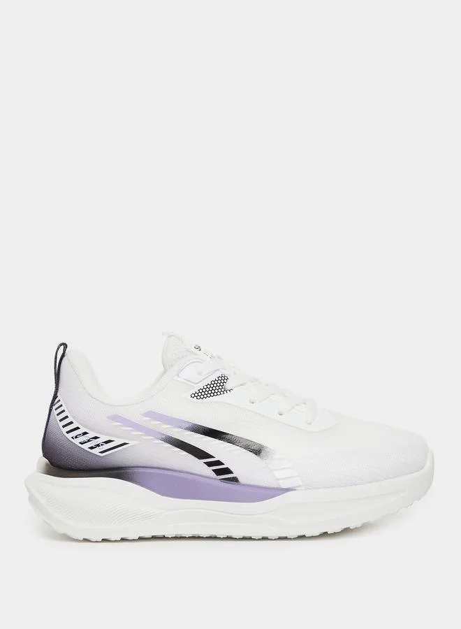 Styli Styli Textured Lace-Up Sneakers