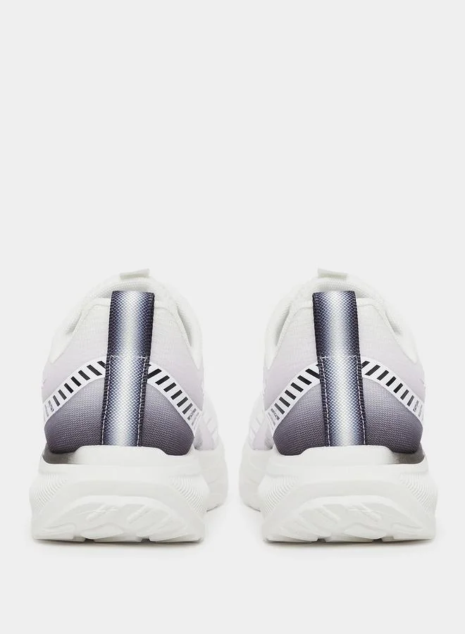 Styli Styli Textured Lace-Up Sneakers