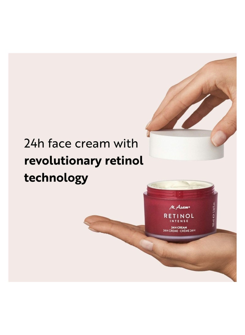 أم. أسام M. Asam RETINOL INTENSE 24h Cream (1.69 Fl Oz) - Anti Aging Face Moisturizer with Retinol & Hyaluronic Acid, Skin Care for Women & Men, Moisturizer Face Cream, Facial Skin Care Products - Image 5