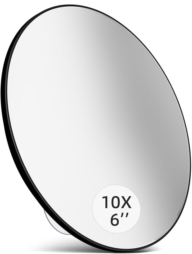 Zipron 10X Magnifying Makeup Mirror Facial Cosmetic Absorption Shaving Home Makeup Travel for Man and Woman - Image 1
